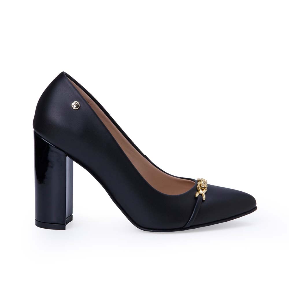 ZAPATO STILETTO CASUAL DON-2529 NEGRO PIAZZA - 1