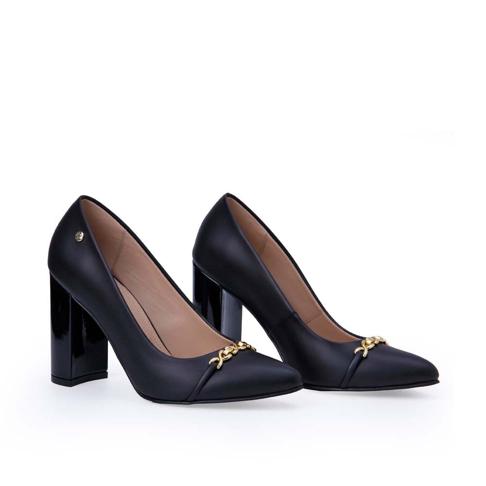 ZAPATO STILETTO CASUAL DON-2529 NEGRO PIAZZA - 2