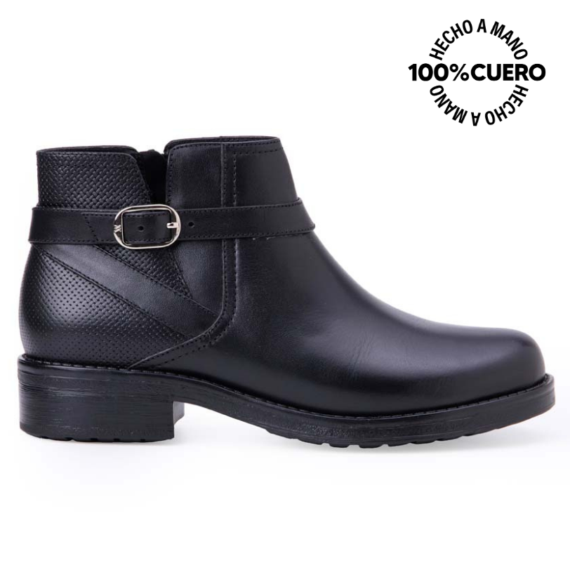 BOTÍN JODHPUR CASUAL SOFI-2544 NEGRO VIALE CUERO - 1