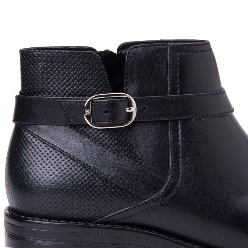 BOTÍN JODHPUR CASUAL SOFI-2544 NEGRO VIALE CUERO - 3