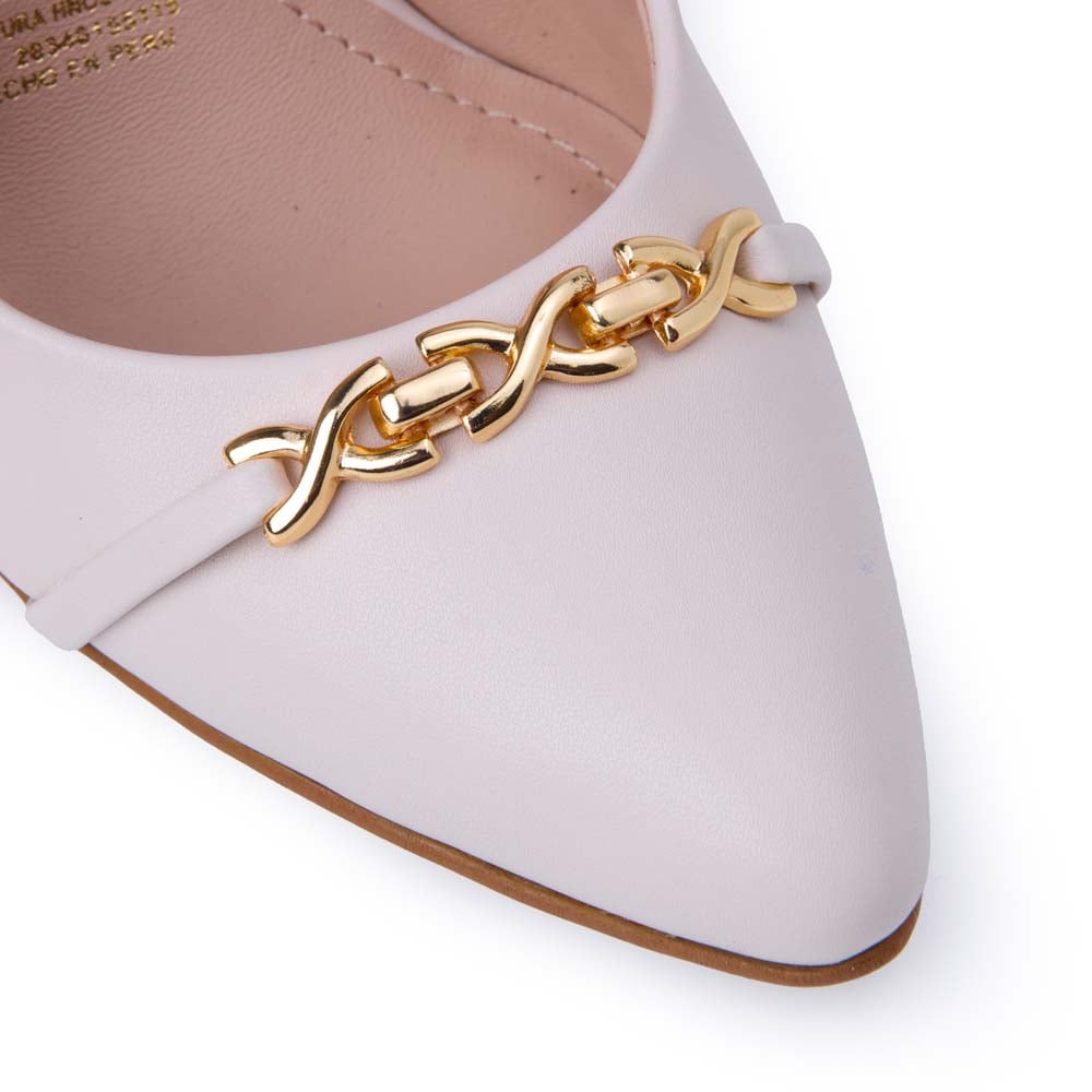 ZAPATO STILETTO CASUAL DON-2529 HUESO PIAZZA - 3