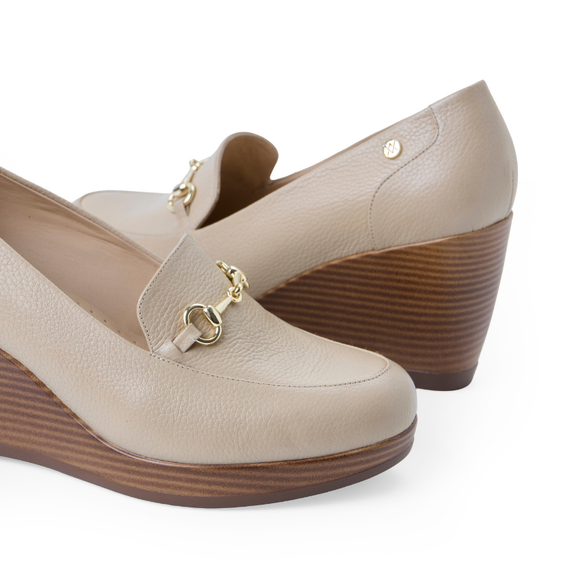 ZAPATO MOCASÍN CASUAL LINDA-2520 PELE VIALE CUERO - 2