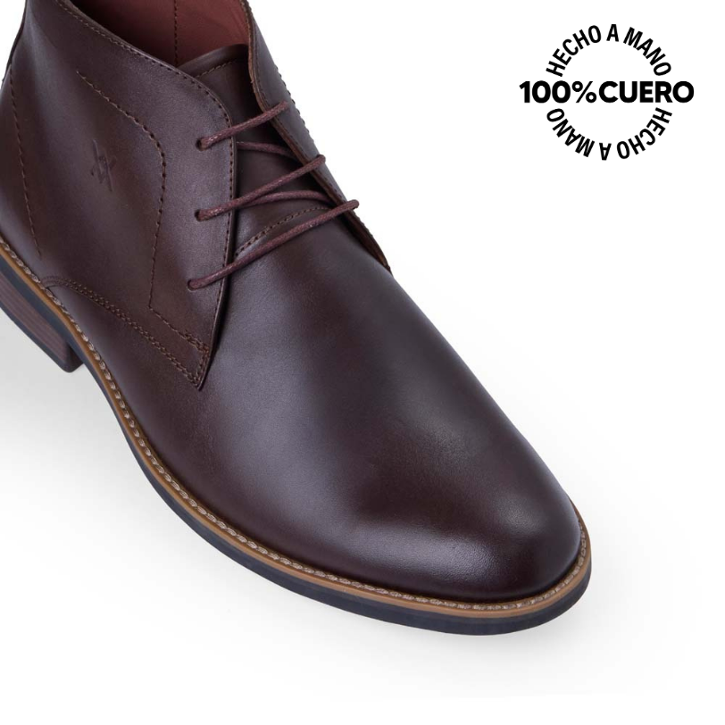 BOTÍN DERBY CASUAL ANGELO-2532 AFRICANO VIALE HOMME CUERO - 3