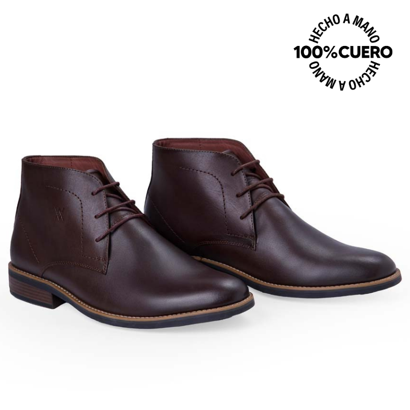 BOTÍN DERBY CASUAL ANGELO-2532 AFRICANO VIALE HOMME CUERO - 4