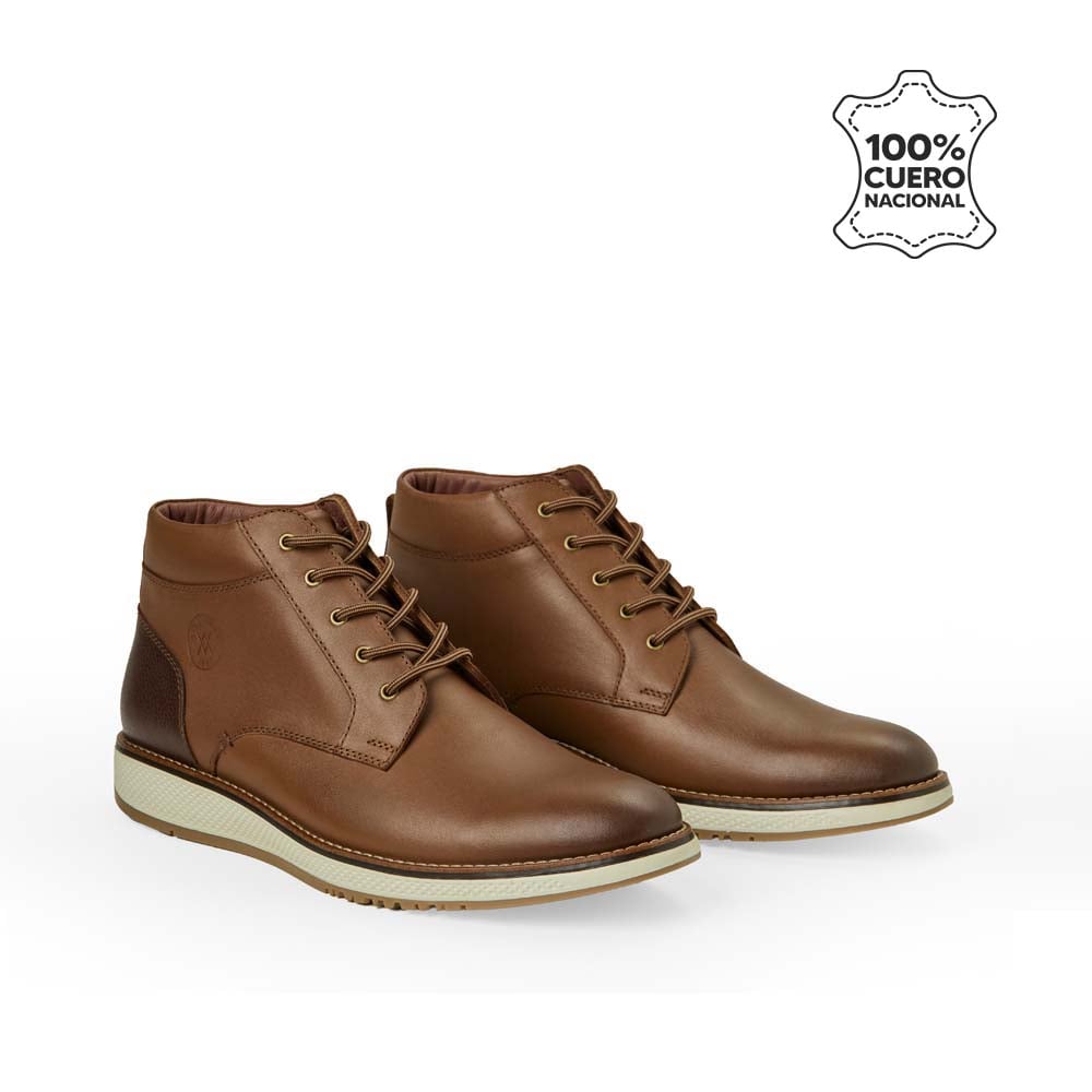 BOTÍN DERBY CASUAL ANGELO-2535 TOFFE VIALE HOMME CUERO - 2