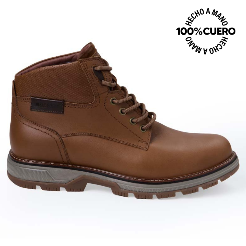 BOTÍN DERBY CASUAL ANGELO-2541 OLIVO VIALE HOMME CUERO - 1