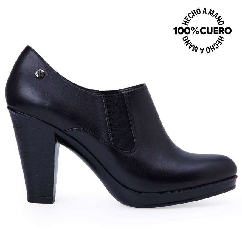 TOBILLERA JODHPUR CASUAL FORMAL DAYA-2510 NEGRO VIALE CUERO - 1