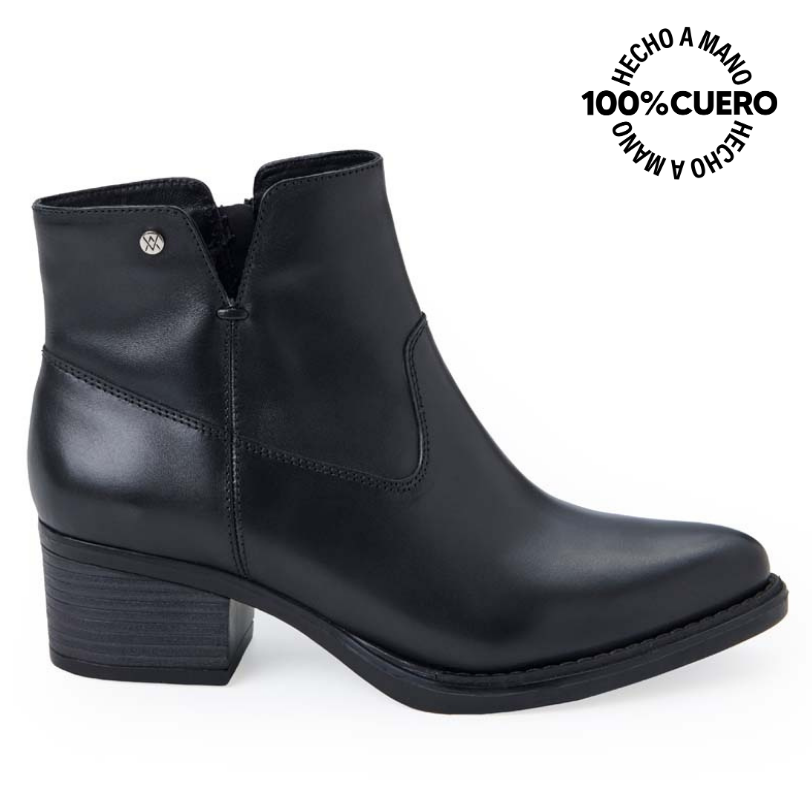 BOTÍN TEXANA CASUAL FER-2535 NEGRO VIALE CUERO - 1