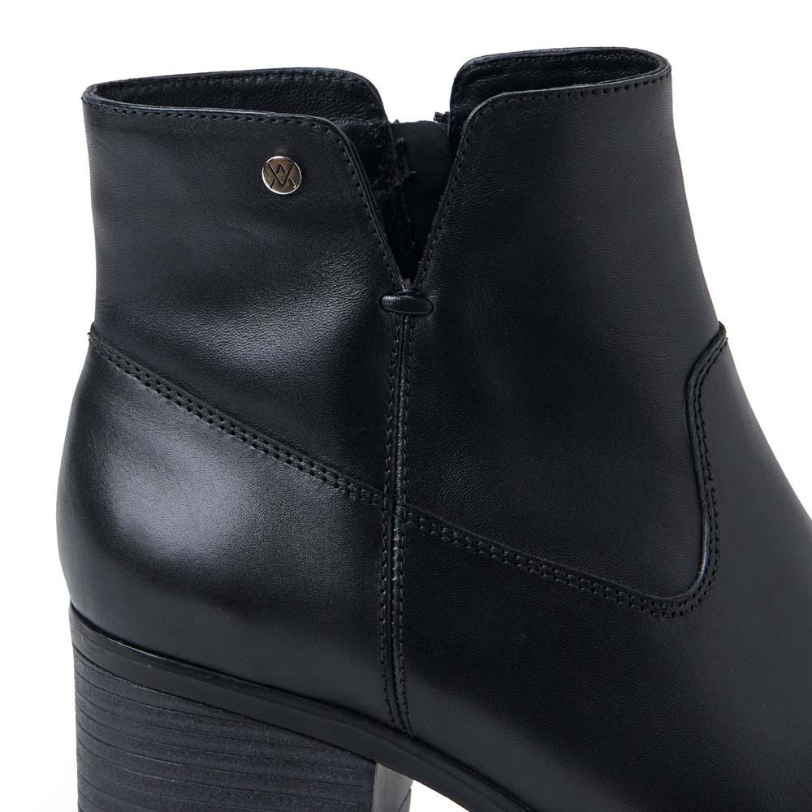 BOTÍN TEXANA CASUAL FER-2535 NEGRO VIALE CUERO - 3