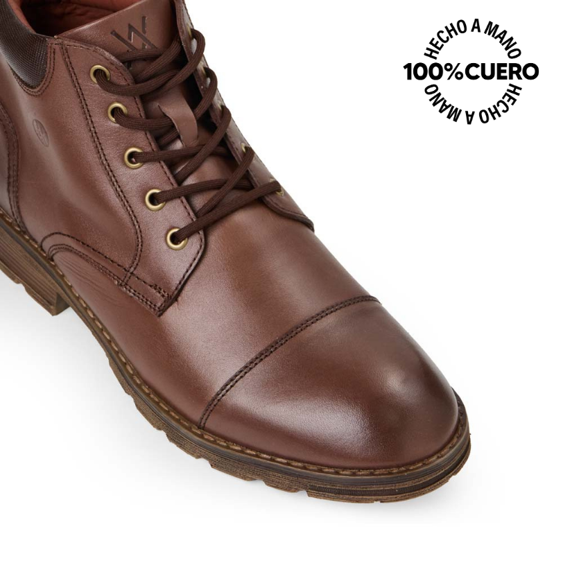 BOTÍN DERBY CASUAL JOSE-2532 AFRICANO VIALE HOMME CUERO - 3
