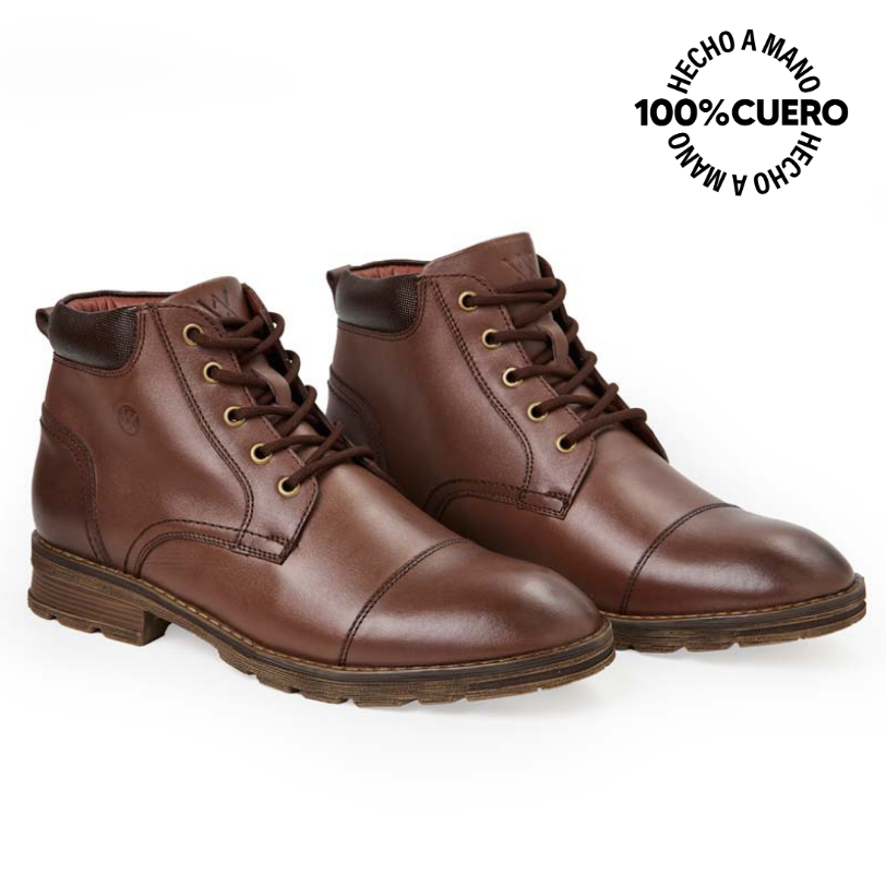 BOTÍN DERBY CASUAL JOSE-2532 AFRICANO VIALE HOMME CUERO - 4