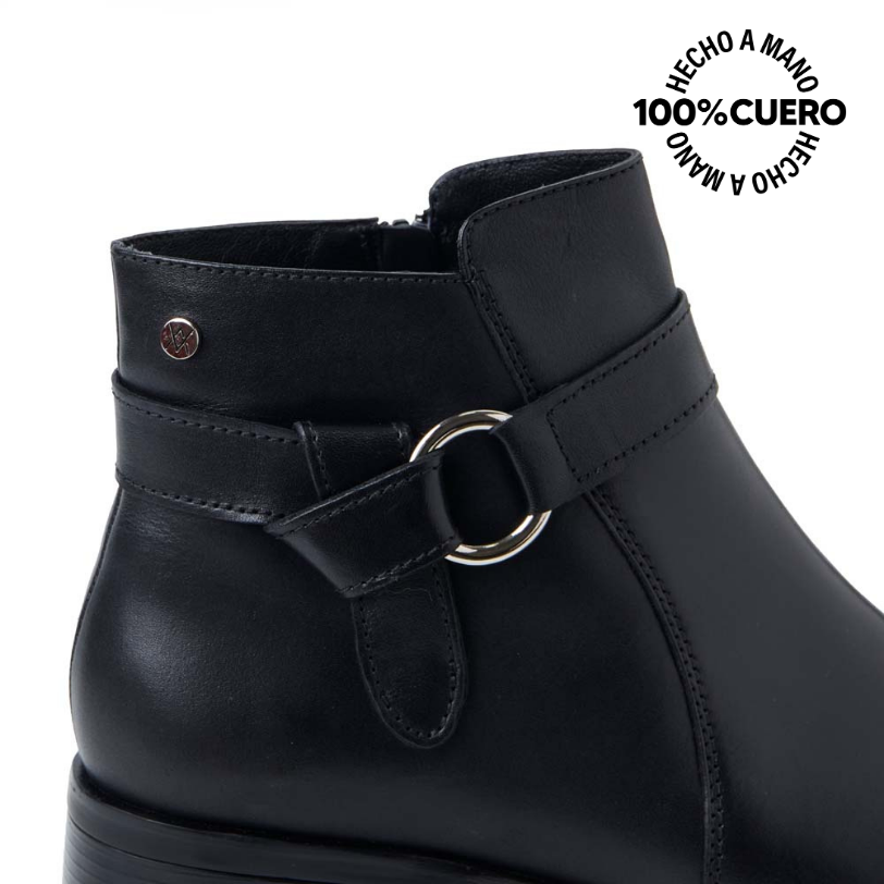 BOTÍN JODHPUR CASUAL FER-2537 NEGRO VIALE CUERO - 3