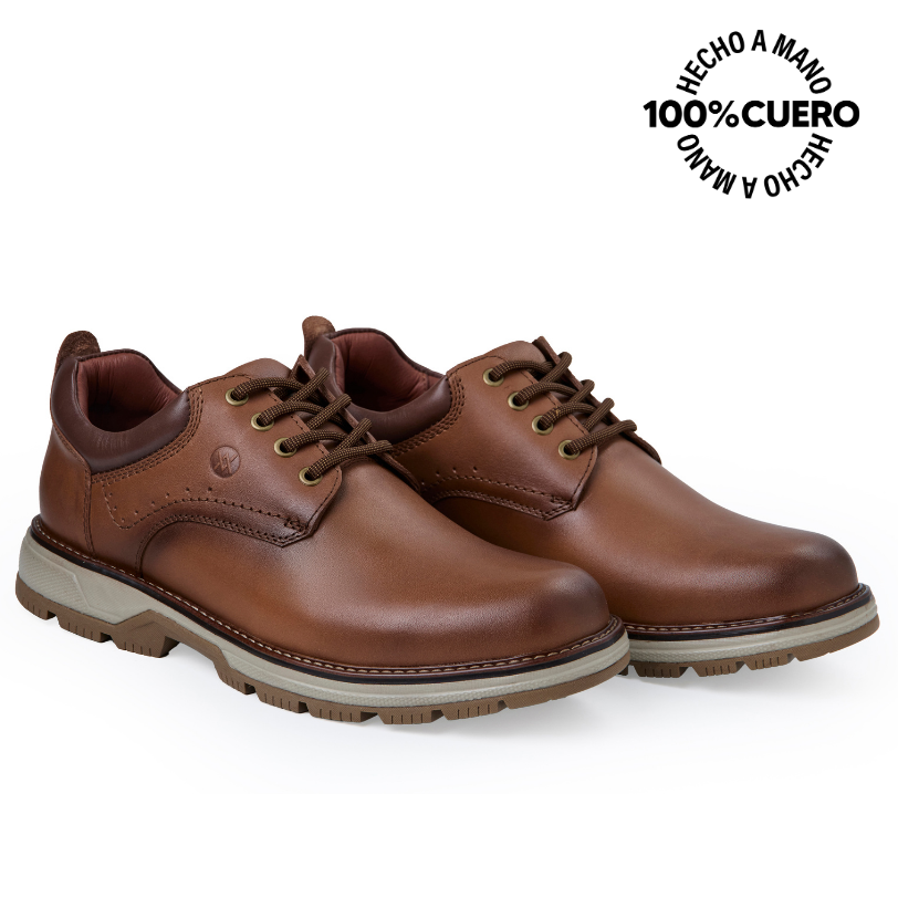 ZAPATO DERBY CASUAL JOSE-2536 TOFFE VIALE HOMME CUERO - 4