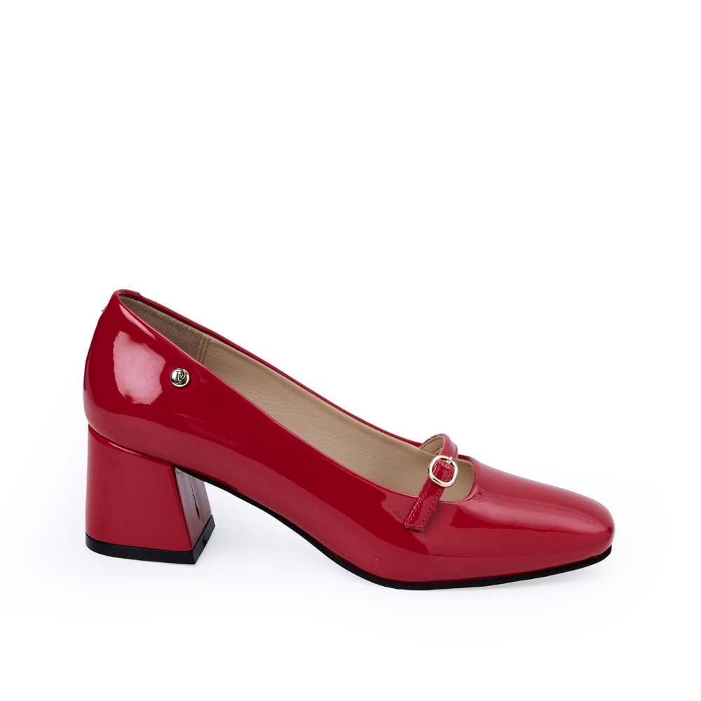 ZAPATO STILETTO CASUAL KATHE-2539 ROJO PIAZZA - 1