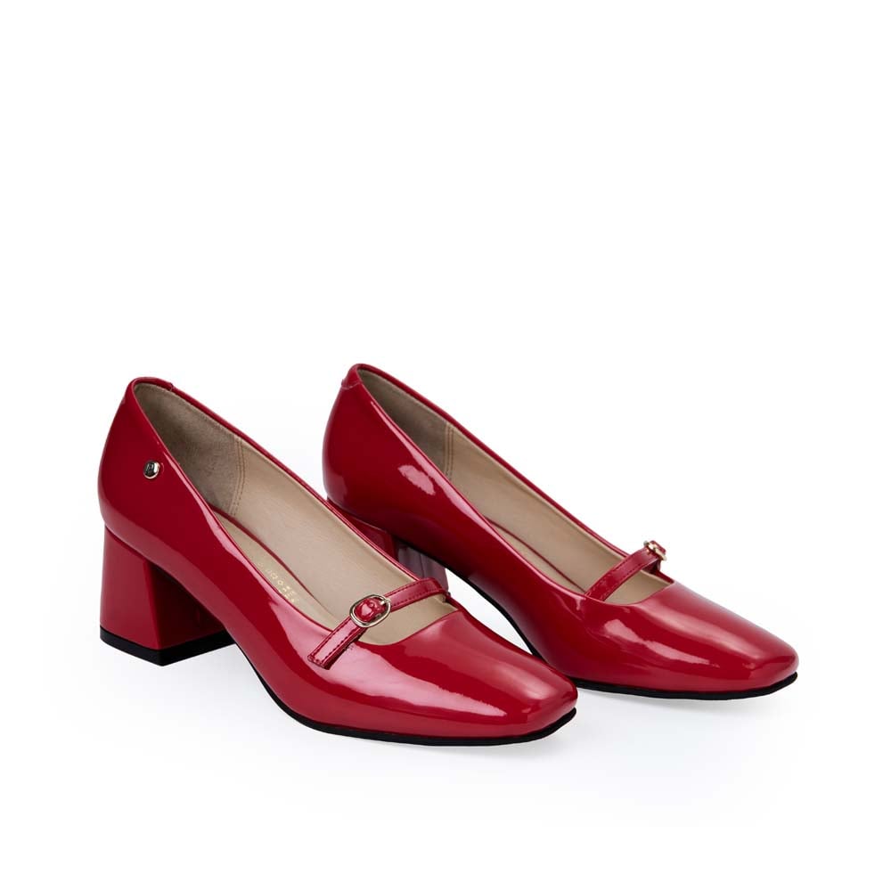 ZAPATO STILETTO CASUAL KATHE-2539 ROJO PIAZZA - 2