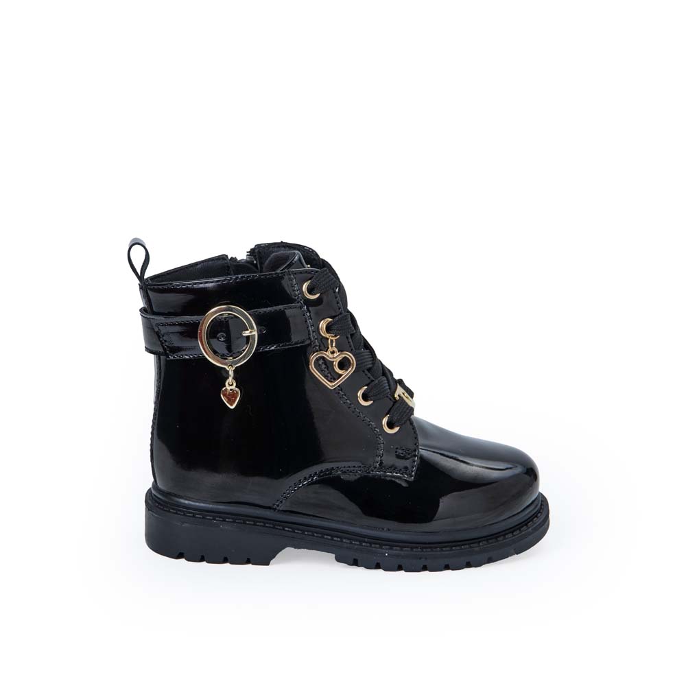 BOTÍN DERBY CASUAL CARITO-2505 NEGRO PIAZZA KIDS - 1