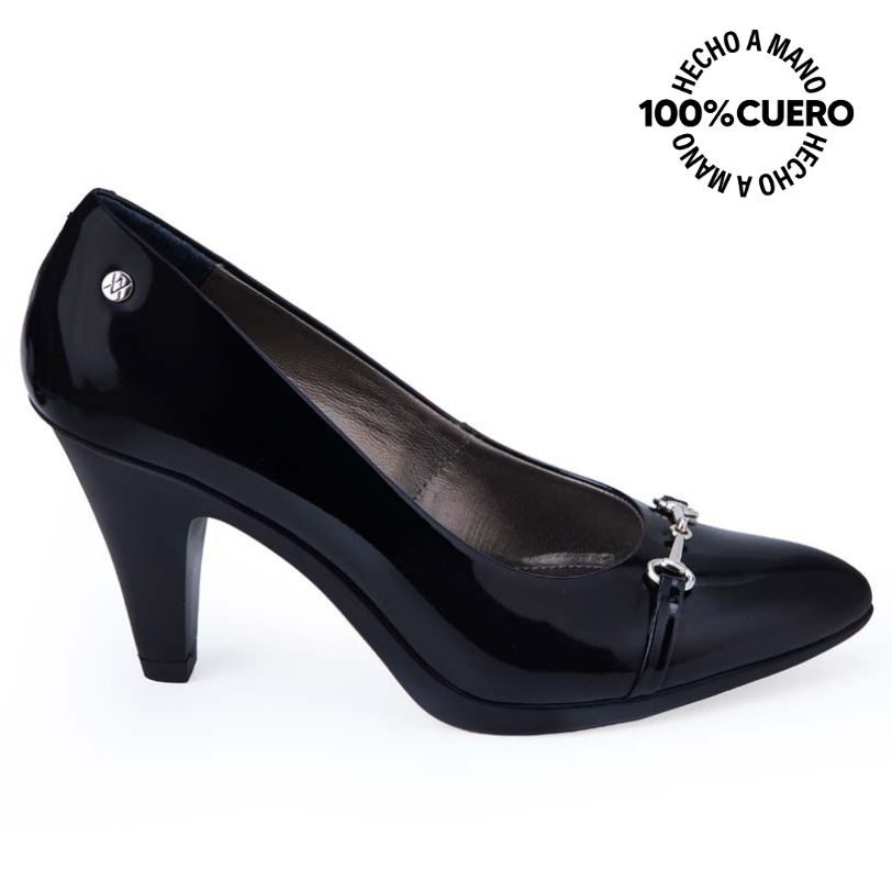ZAPATO REINA VESTIR ALE-2531 NEGRO VIALE CUERO - 1