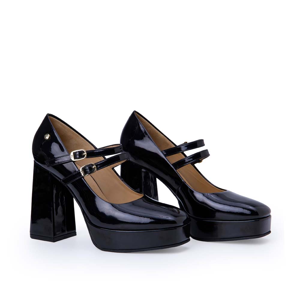 ZAPATO MARYJANE CASUAL WAL-2554 NEGRO PIAZZA - 2