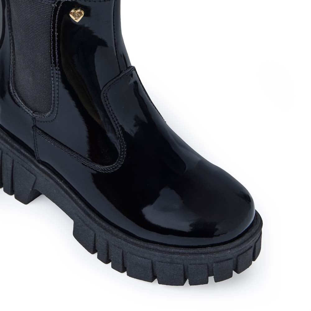 BOTÍN CASUAL LIA-2538 NEGRO PIAZZA KIDS - 2
