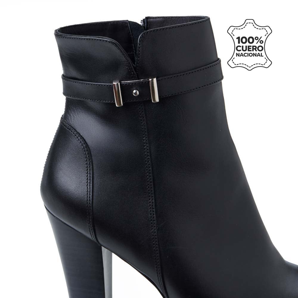 BOTÍN JODHPUR CASUAL RUT-2506 NEGRO VIALE CUERO - 3