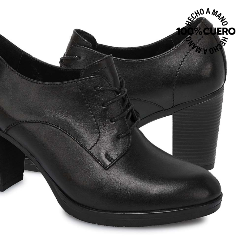 TOBILLERA DERBY CASUAL ALE-2534 NEGRO VIALE CUERO - 2