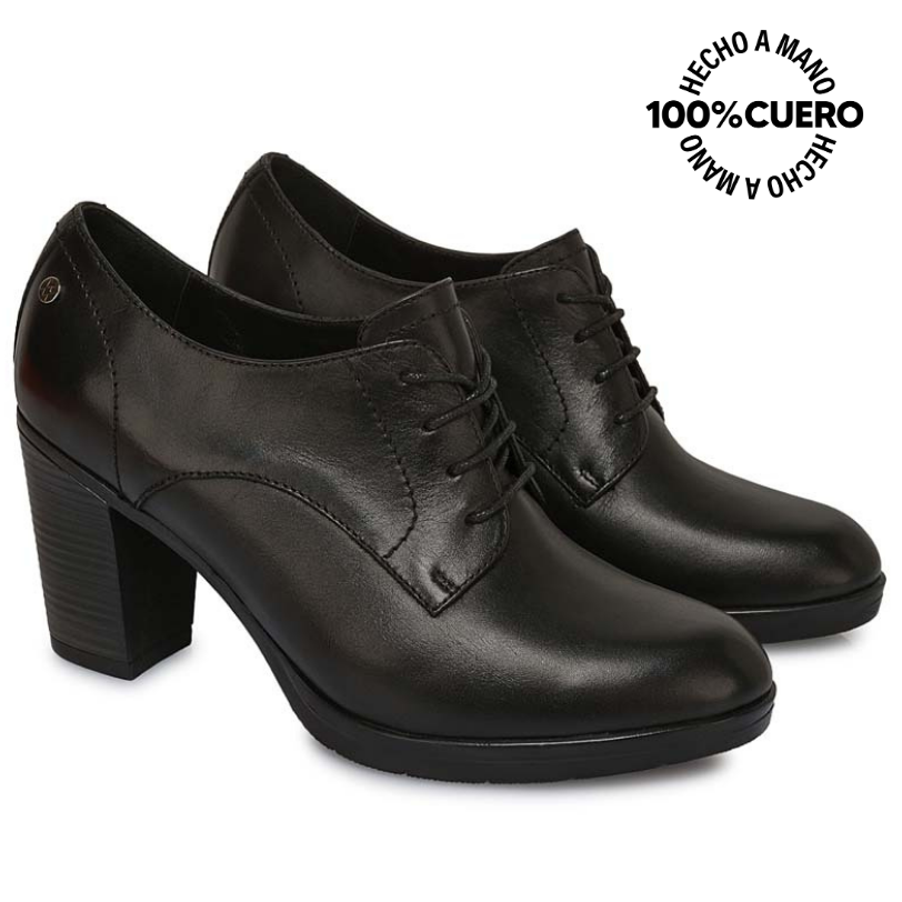 TOBILLERA DERBY CASUAL ALE-2534 NEGRO VIALE CUERO - 4