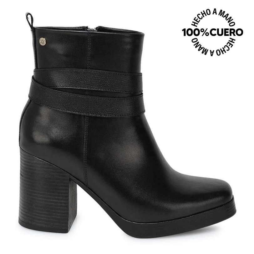 BOTÍN CHELSEA CASUAL FER-2541 NEGRO VIALE CUERO - 1