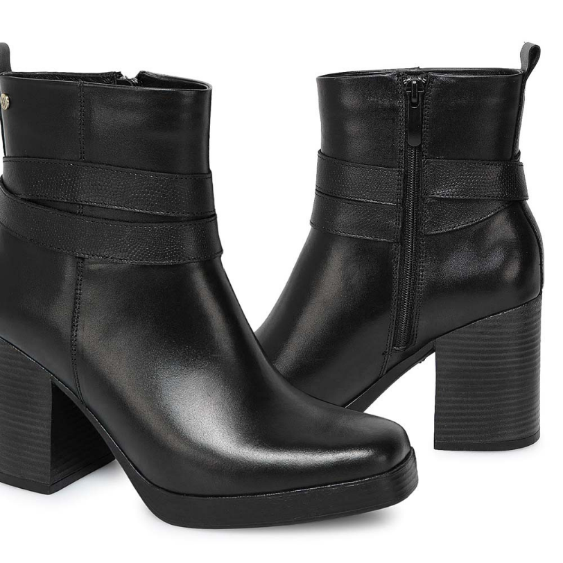 BOTÍN CHELSEA CASUAL FER-2541 NEGRO VIALE CUERO - 2