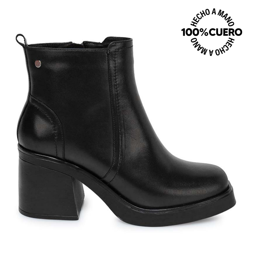 BOTÍN CASUAL FER-2542 NEGRO VIALE CUERO - 1