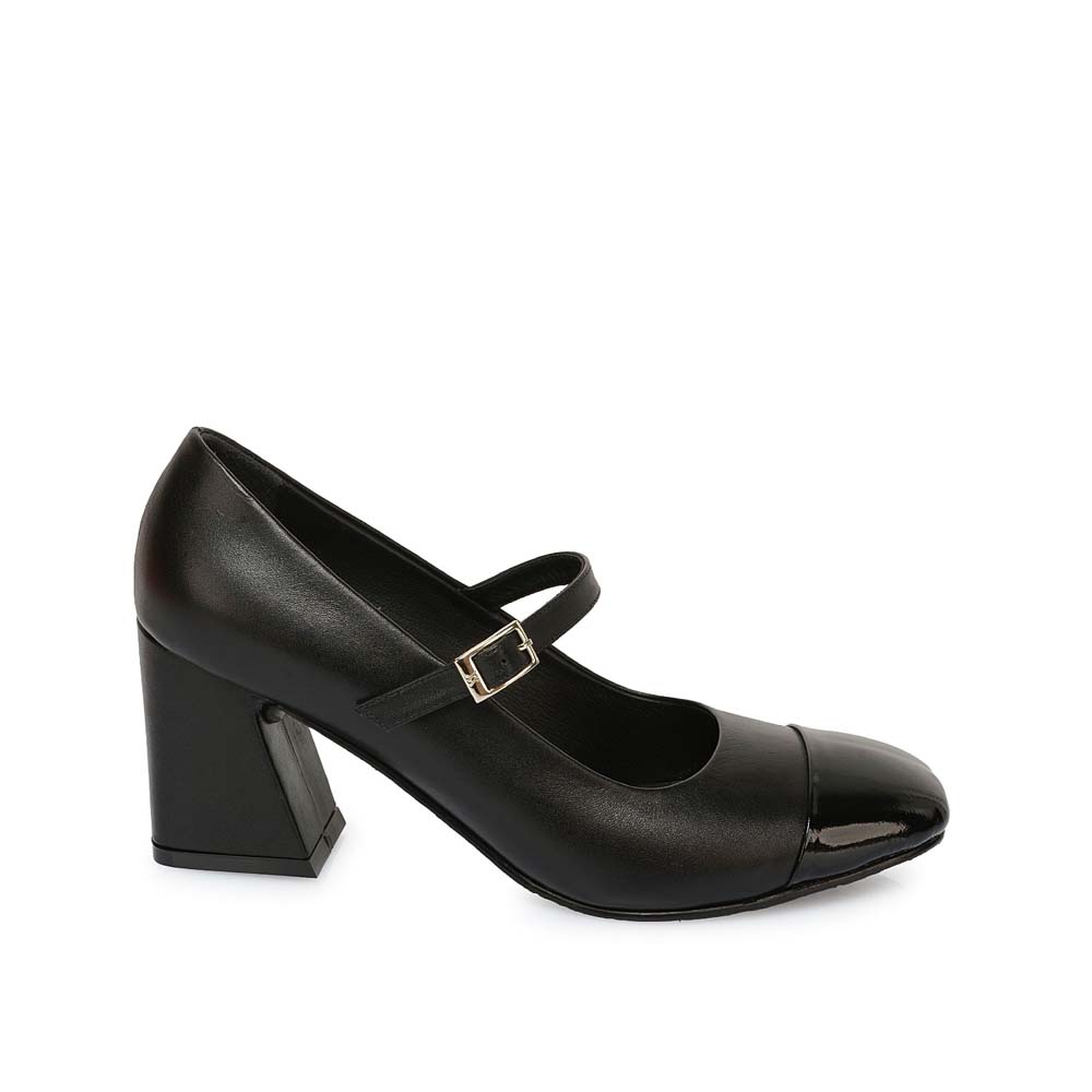 ZAPATO STILETTO VESTIR ROSY-2501 NEGRO VIALE CUERO - 1