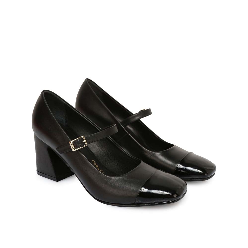 ZAPATO STILETTO VESTIR ROSY-2501 NEGRO VIALE CUERO - 2