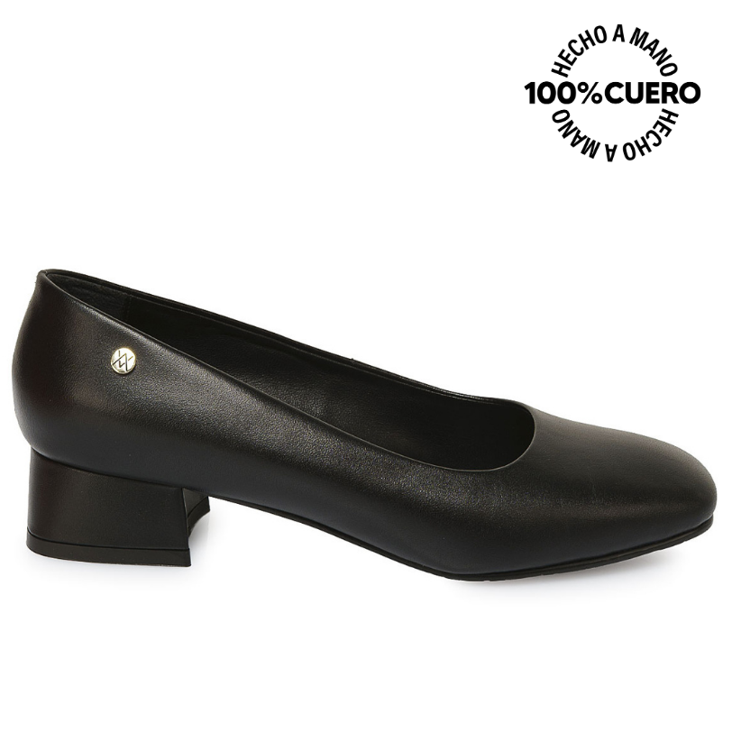 ZAPATO REINA VESTIR ROSY-2502 NEGRO VIALE CUERO - 1