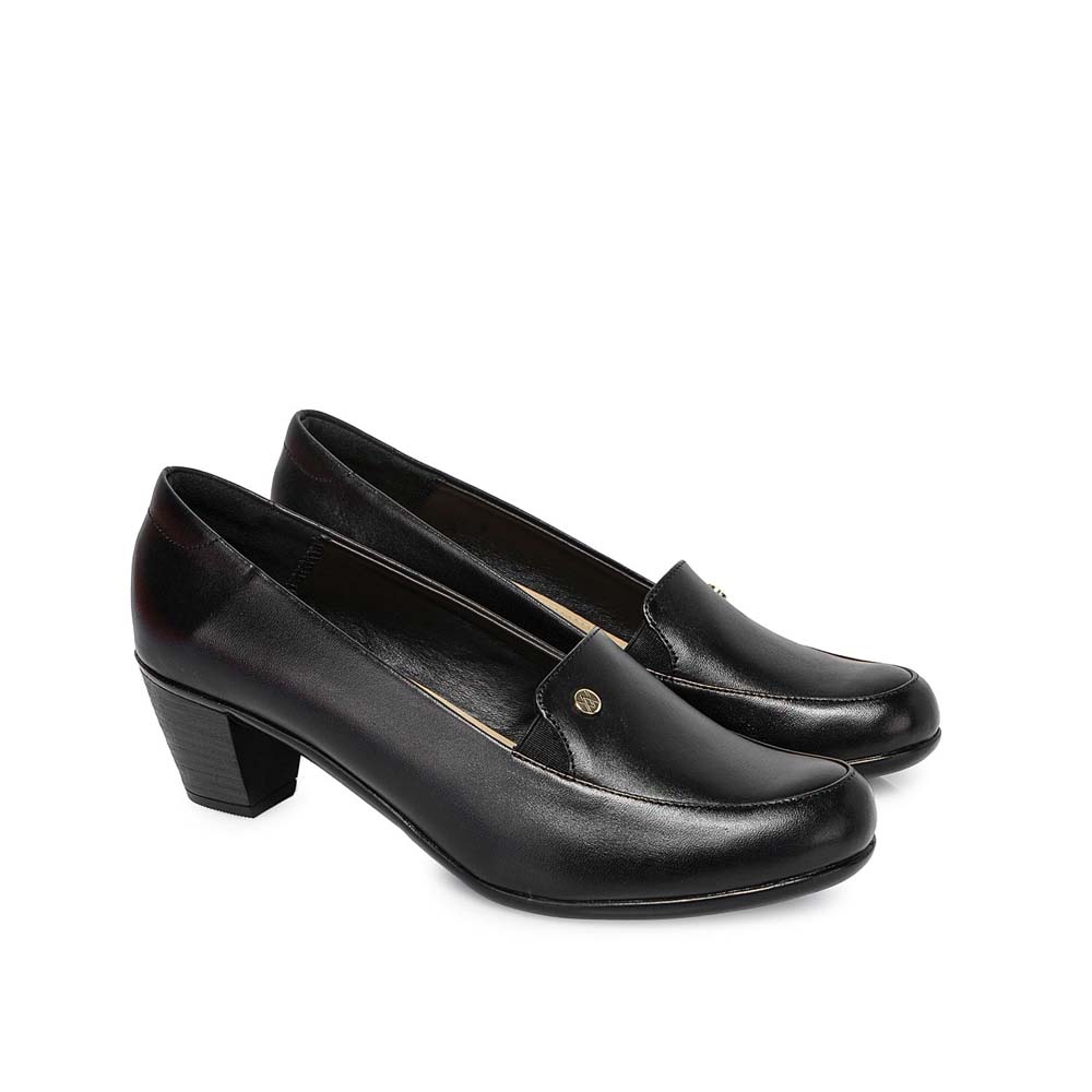 ZAPATO MOCASÍN CASUAL DK-2511 NEGRO VIALE CUERO - 2