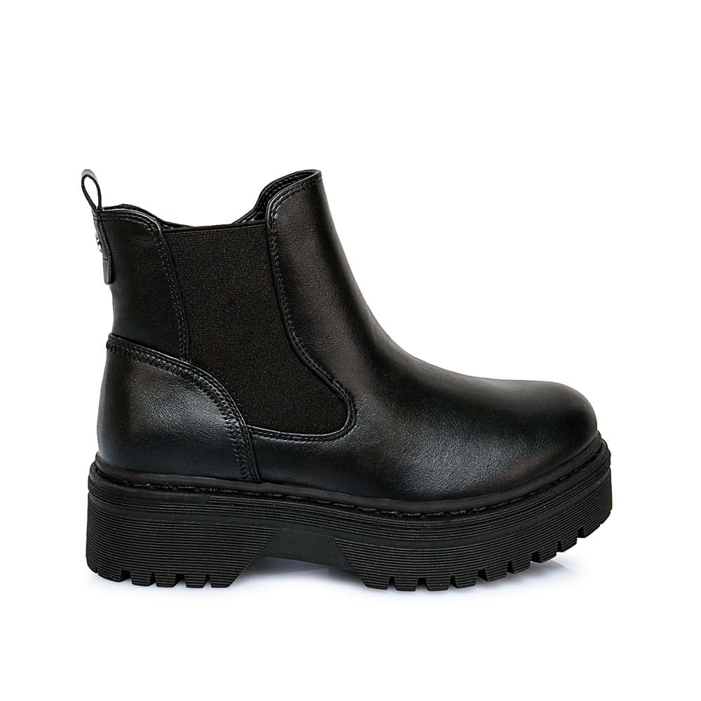 BOTÍN CHELSEA CASUAL DAVI-2529 NEGRO ADV - 1
