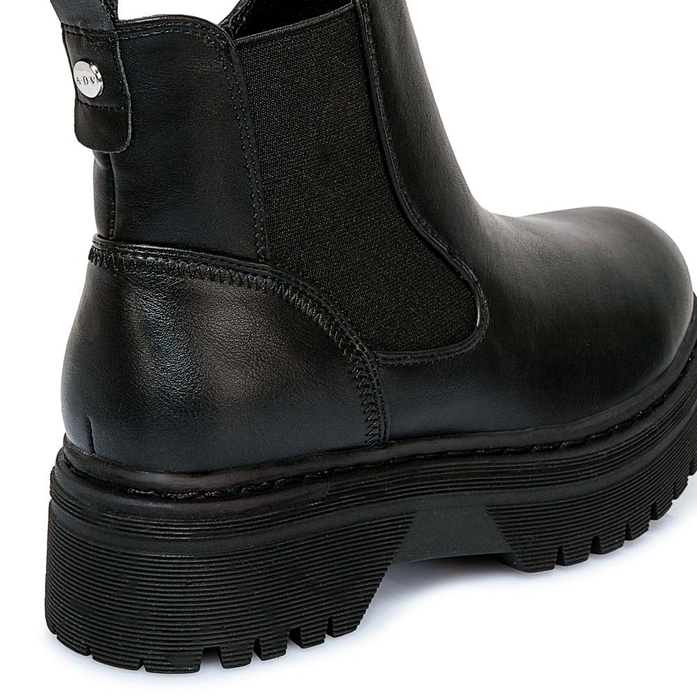 BOTÍN CHELSEA CASUAL DAVI-2529 NEGRO ADV - 2