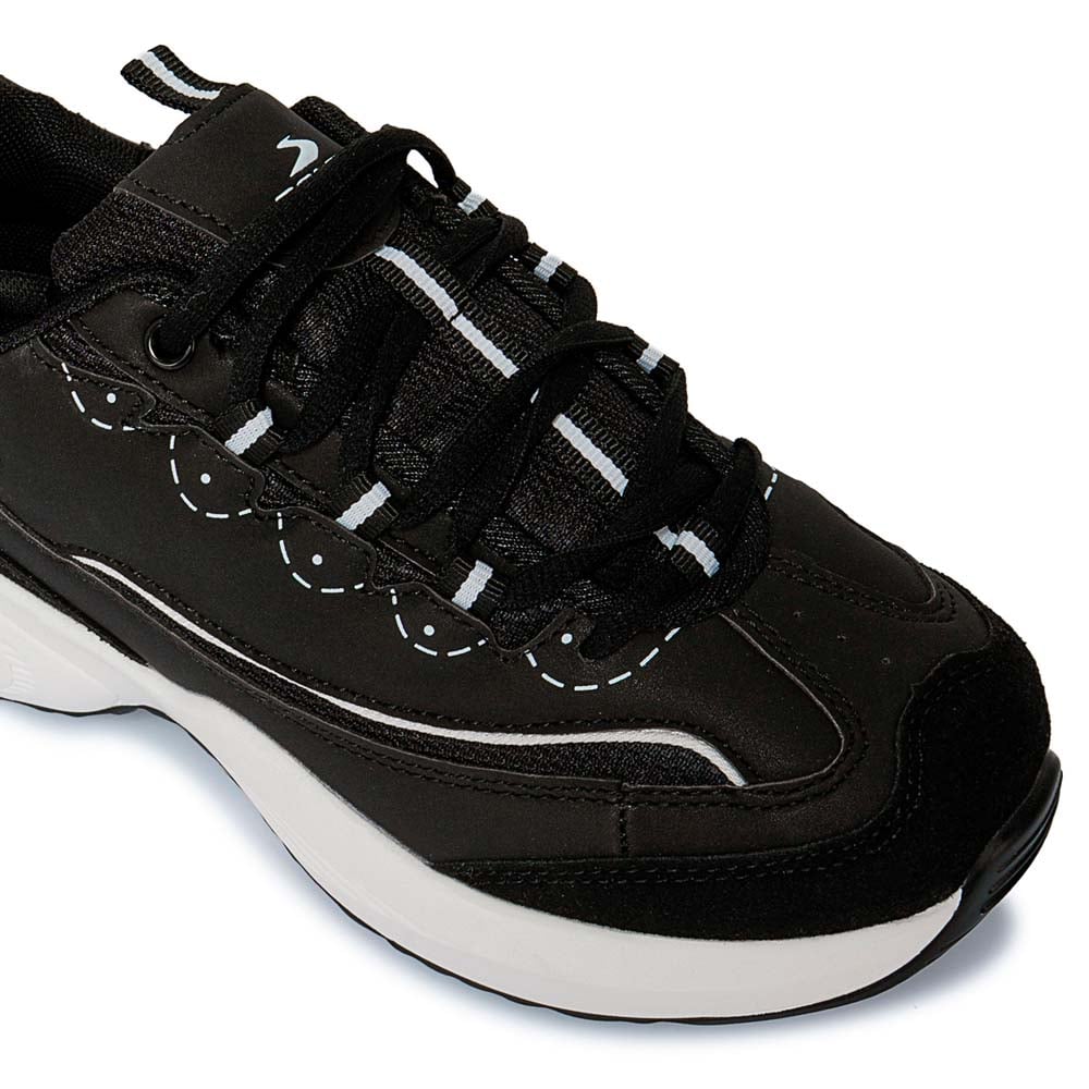 ZAPATILLA CASUAL ELA-2503 NEGRO ROUTT - 2