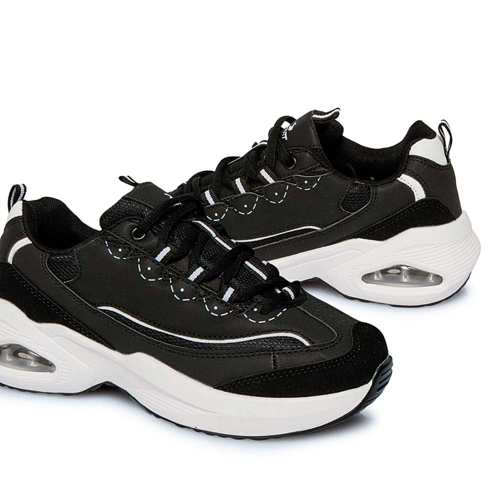 ZAPATILLA CASUAL ELA-2503 NEGRO ROUTT - 3