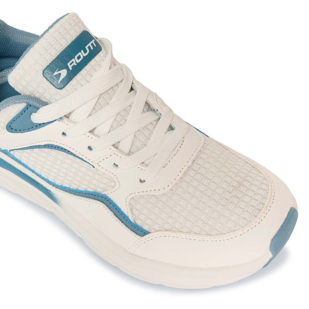 ZAPATILLA CASUAL ELA-2507 BLANCO/ACERO ROUTT - 2