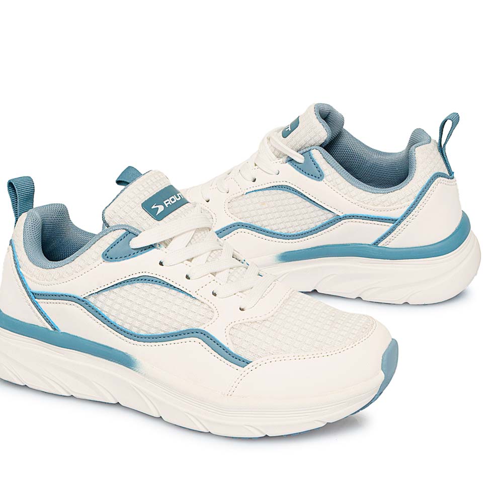 ZAPATILLA CASUAL ELA-2507 BLANCO/ACERO ROUTT - 3