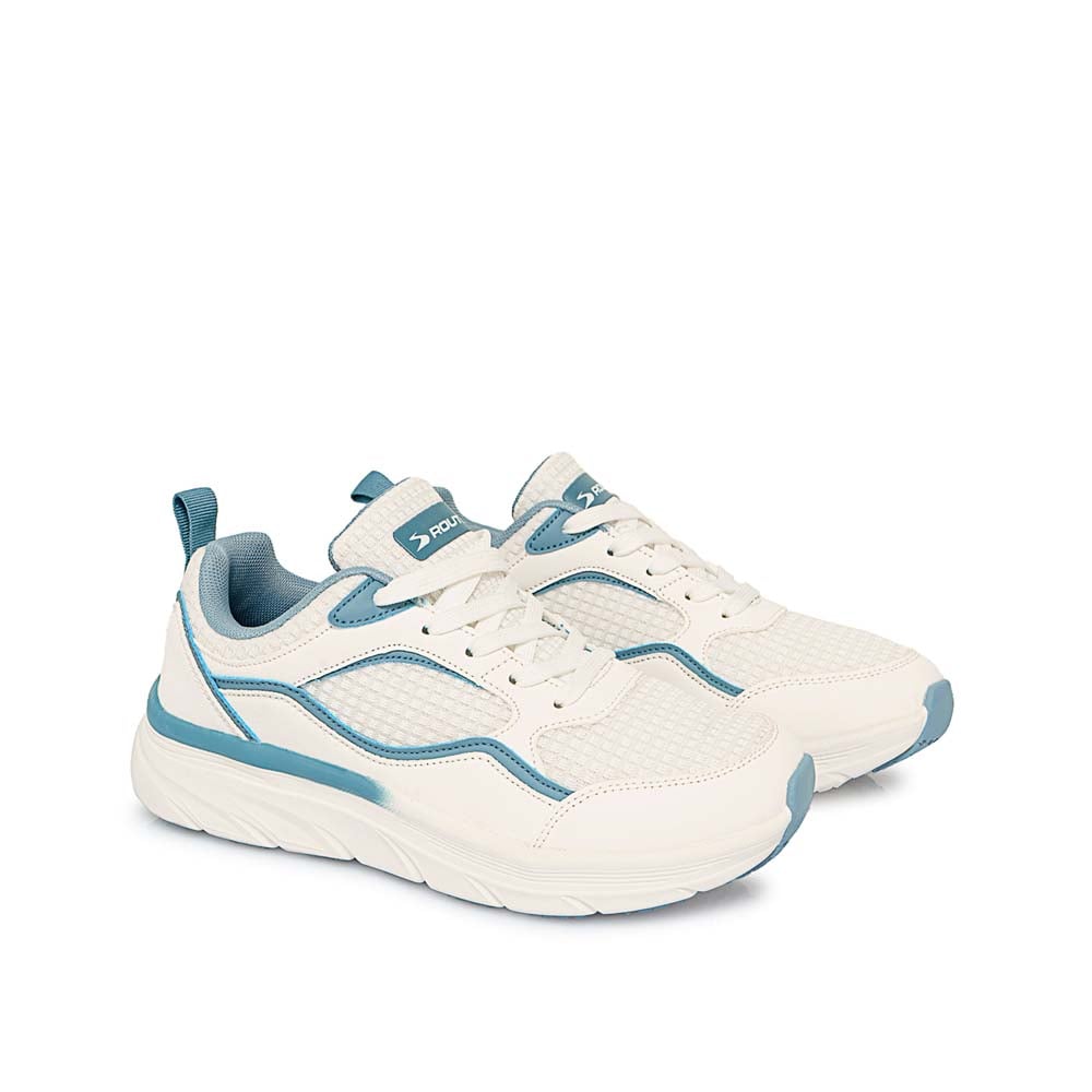 ZAPATILLA CASUAL ELA-2507 BLANCO/ACERO ROUTT - 4