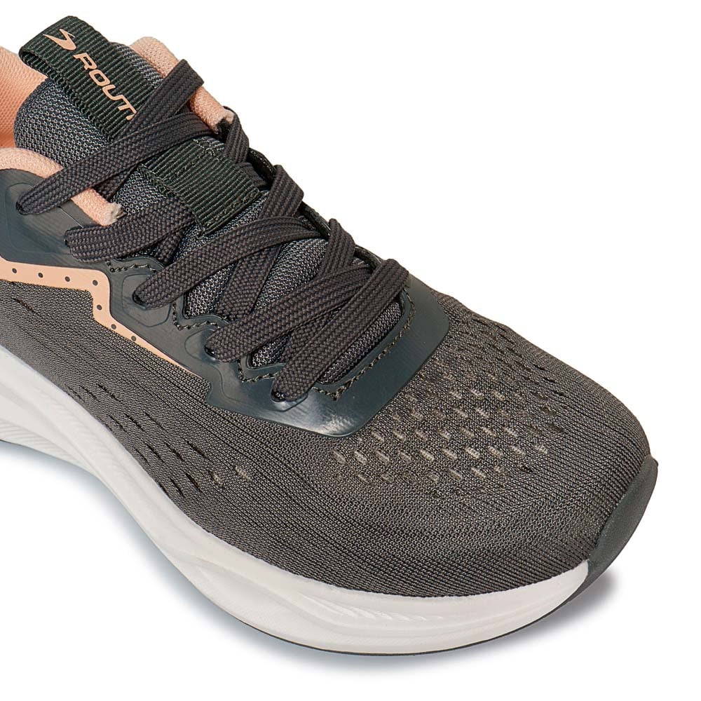 ZAPATILLA CASUAL ELA-2506 GRIS/MELON ROUTT - 2