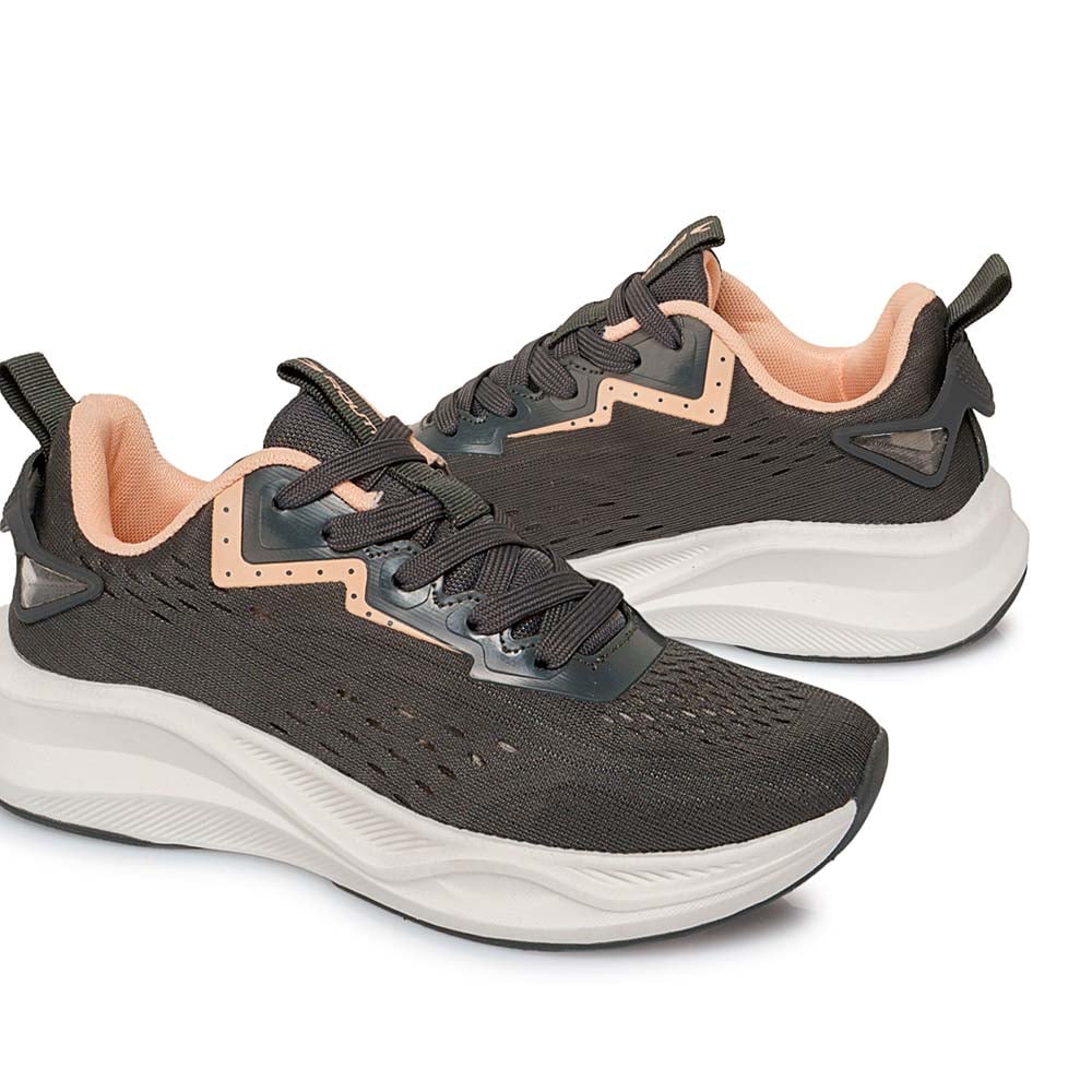 ZAPATILLA CASUAL ELA-2506 GRIS/MELON ROUTT - 3