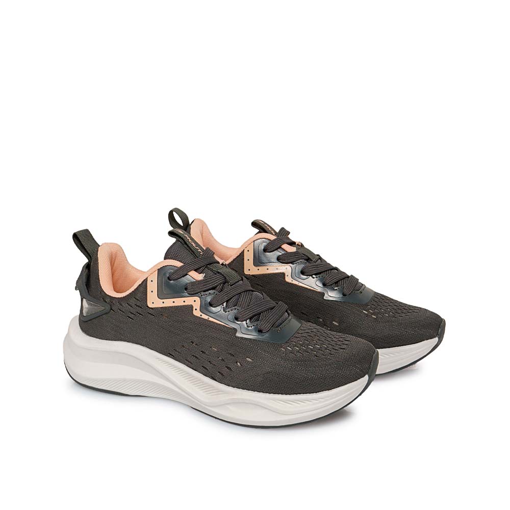 ZAPATILLA CASUAL ELA-2506 GRIS/MELON ROUTT - 4