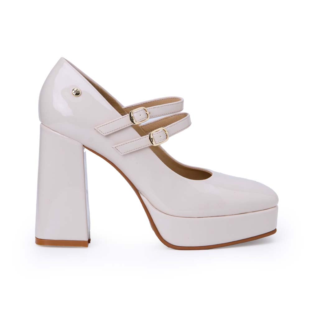 ZAPATO MARYJANE CASUAL WAL-2554 HUESO PIAZZA - 1