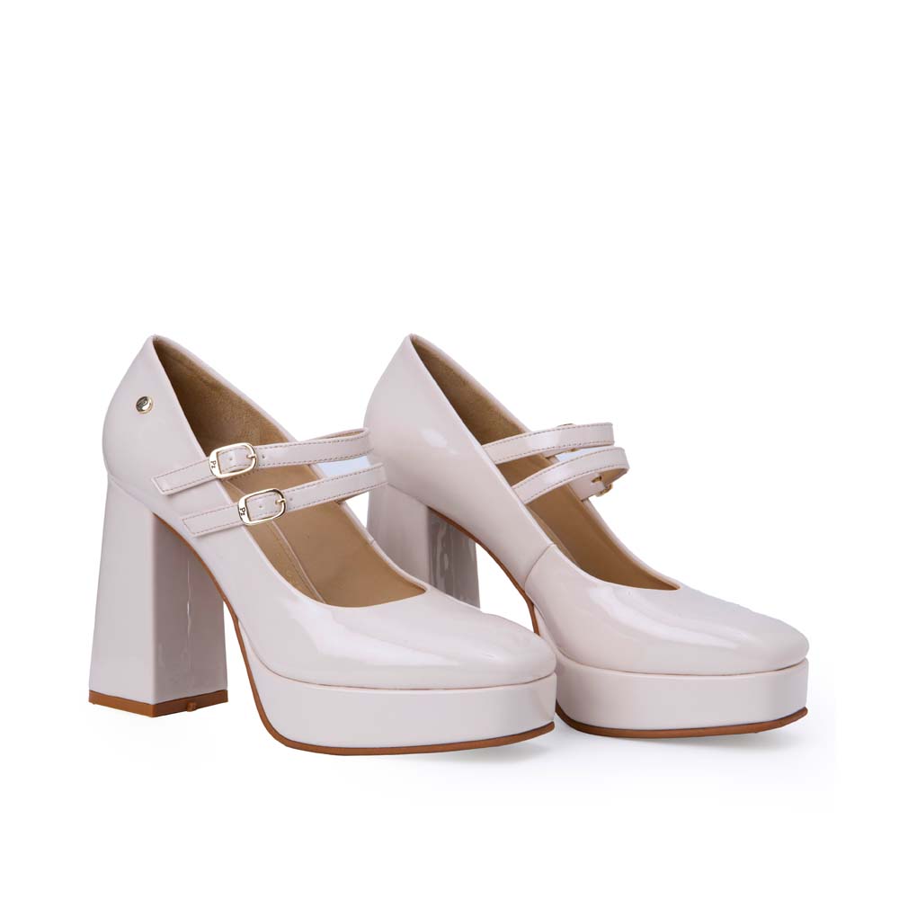 ZAPATO MARYJANE CASUAL WAL-2554 HUESO PIAZZA - 2
