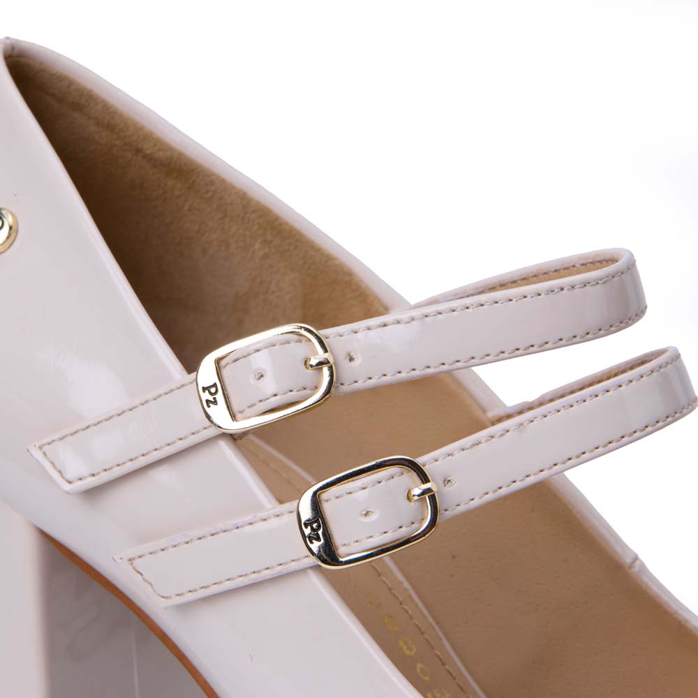 ZAPATO MARYJANE CASUAL WAL-2554 HUESO PIAZZA - 3