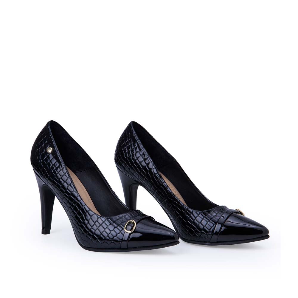 ZAPATO STILETTO CASUAL KATHE-2536 NEGRO PIAZZA - 2