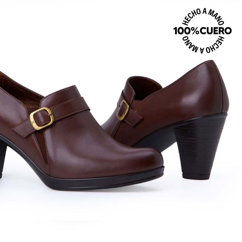TOBILLERA JODHPUR CASUAL INFORMAL DAYA-2515 AFRICANO VIALE CUERO - 2