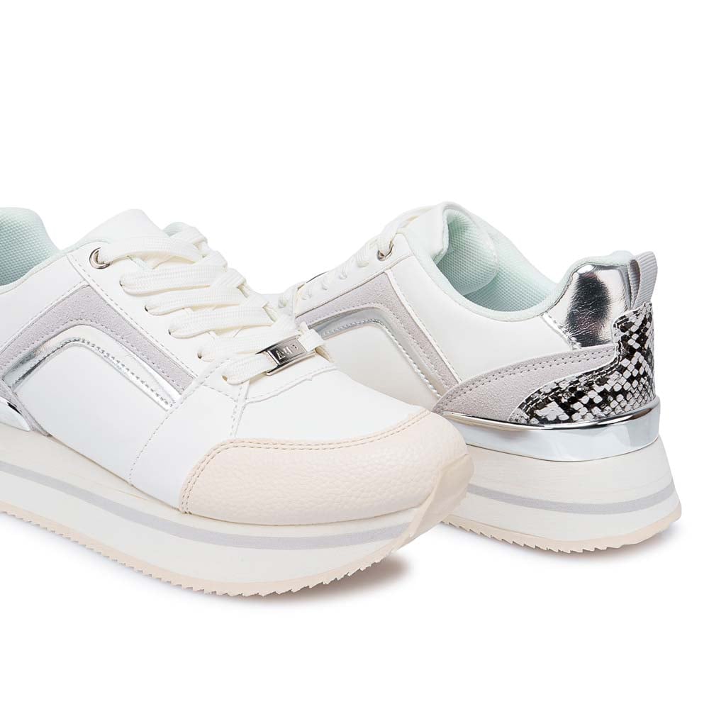 ZAPATILLA CASUAL VALE-2505 BLANCO/GRIS ADV - 2