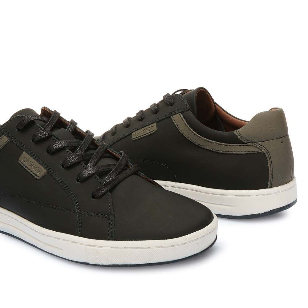 ZAPATILLA CASUAL UDX-005 NEGRO CALIMOD CUERO - 2